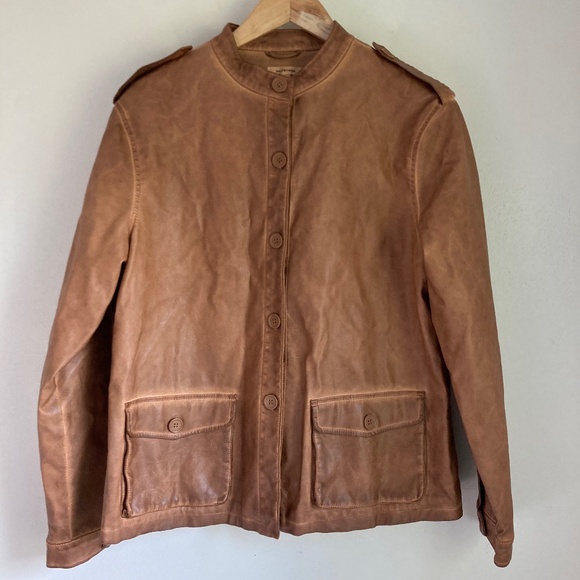 Max studio women’s faux Leather jacket - Picture 1 of 8